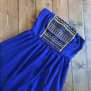 Maurices Strapless High-Low Dress